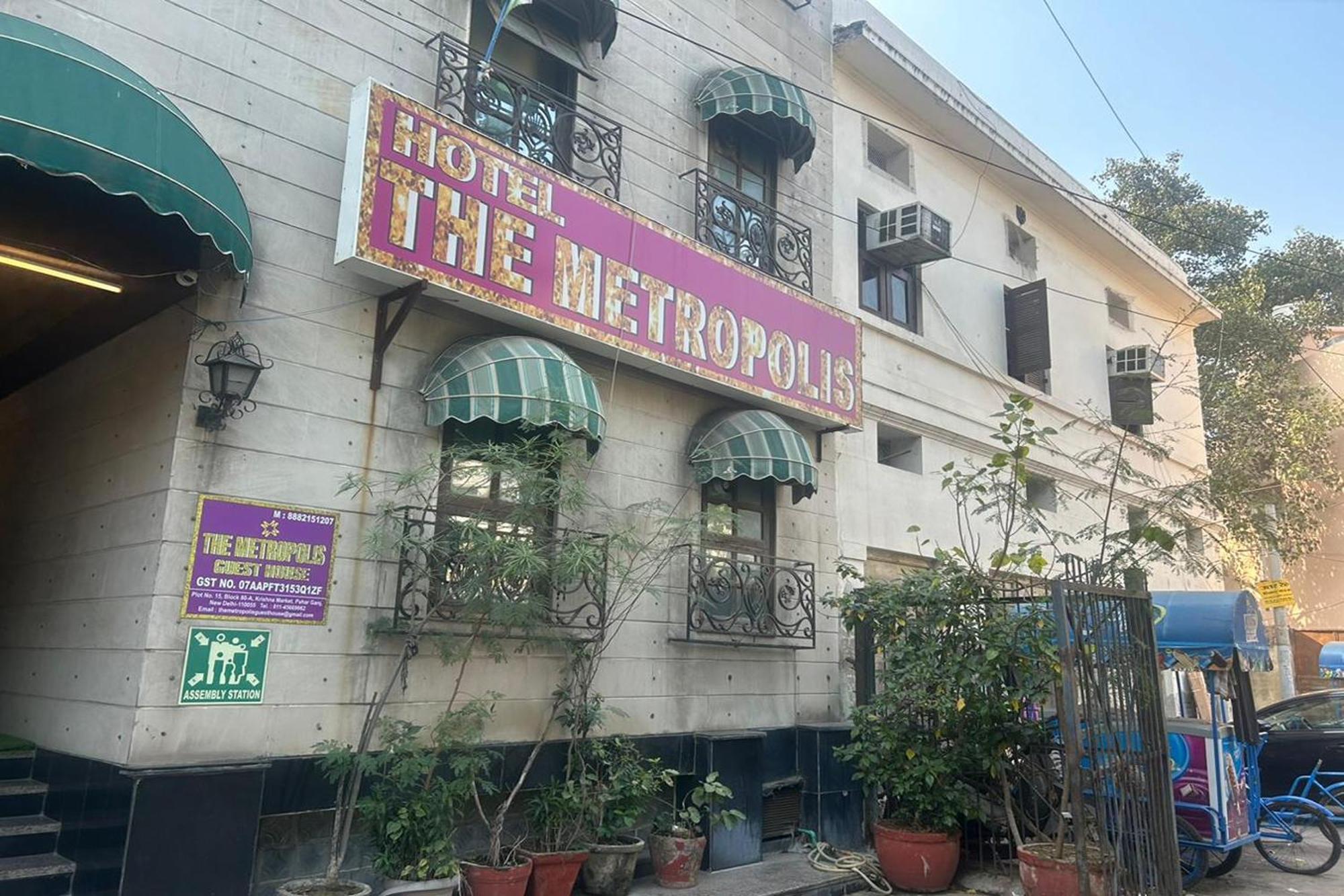 The Metropolis Guest House Near Rk Ashram Metro Station Nova Deli Exterior foto