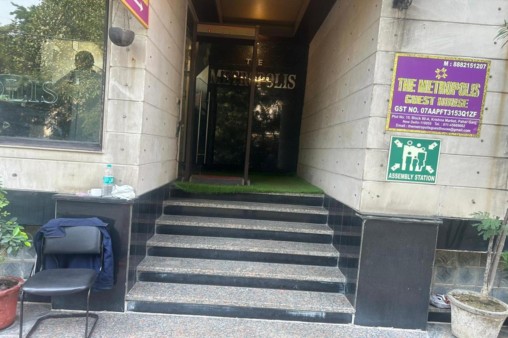 The Metropolis Guest House Near Rk Ashram Metro Station Nova Deli Exterior foto