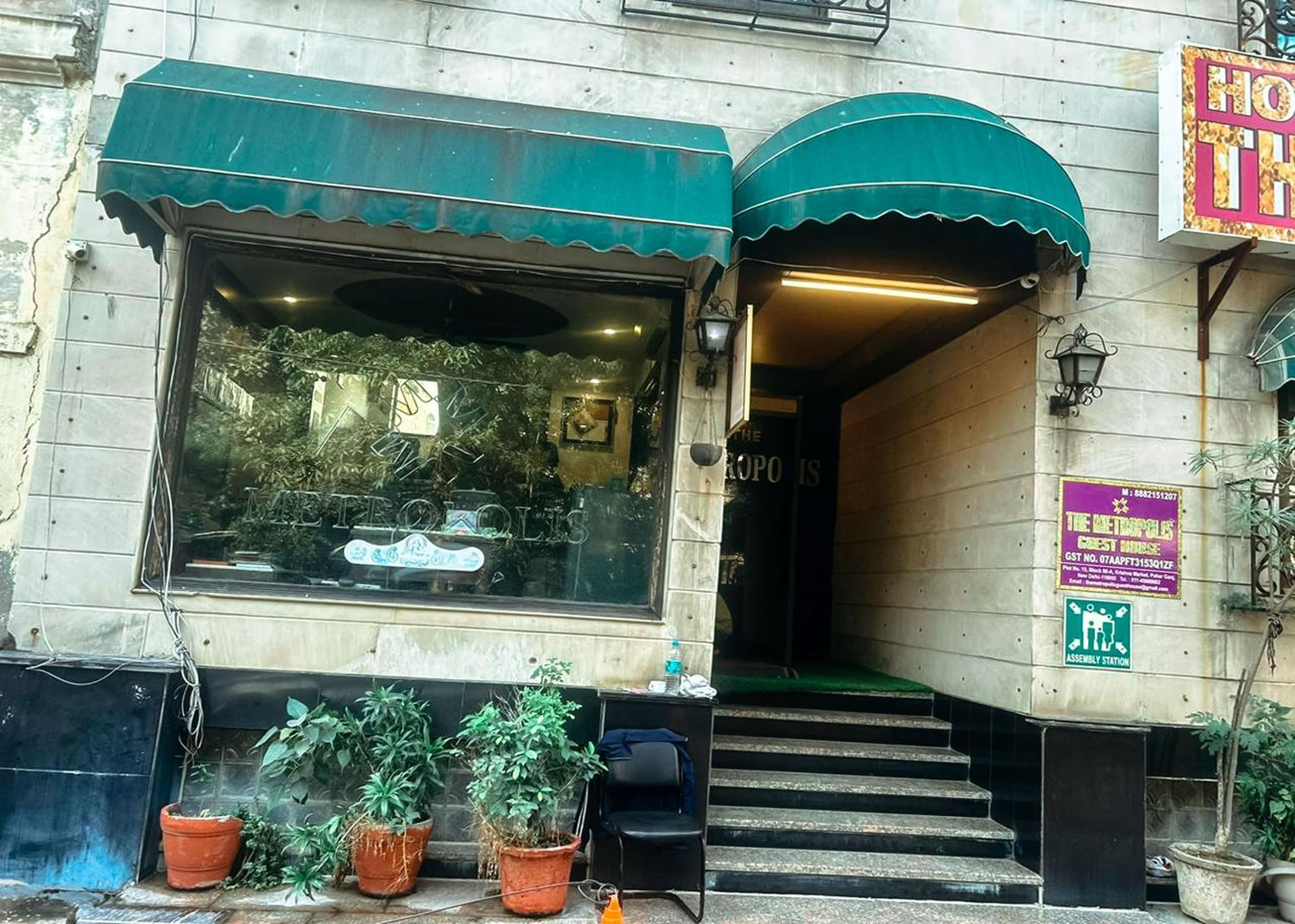 The Metropolis Guest House Near Rk Ashram Metro Station Nova Deli Exterior foto
